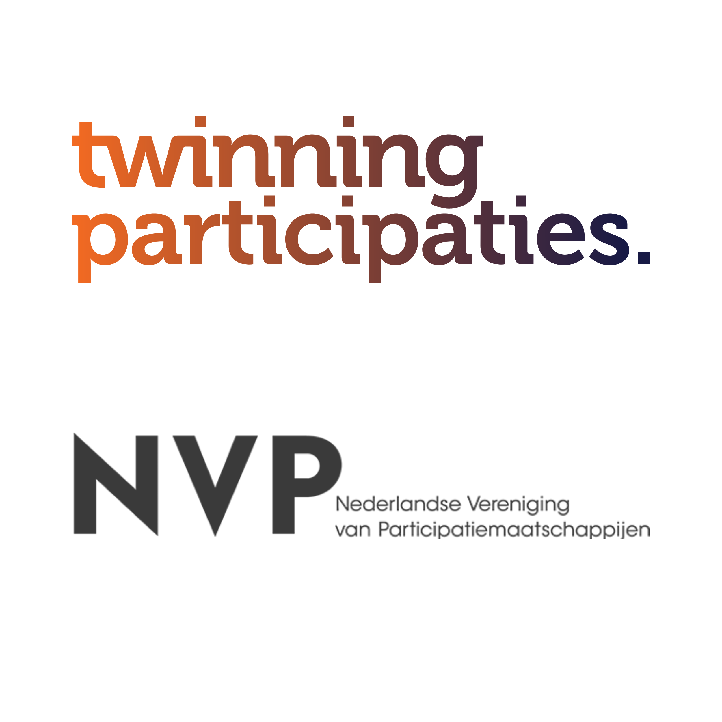 Afbeelding met daarin de logo's van Twinning Participaties en de Nederlandse Vereniging van Participatiemaatschappijen.